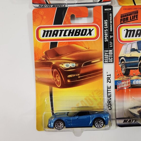 Matchbox Chevy Chevrolet Corvette C6 ZR1 ZR3 Grand Sport Diecast Cars Lot MOC - Picture 3 of 15